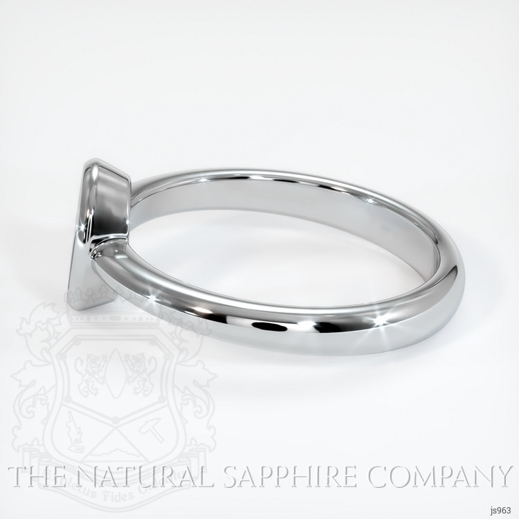 14K White Gold Men's Ring Setting