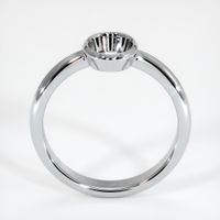 14K White Gold Men's Ring Setting Image