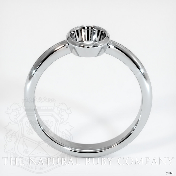 14K White Gold Men's Ring Setting