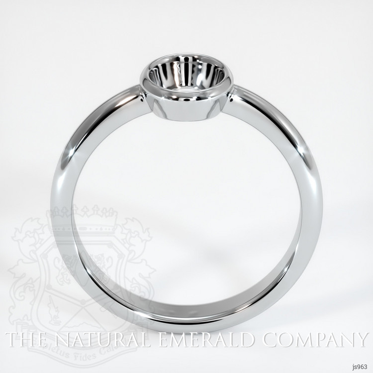 18K White Gold Men's Ring Setting