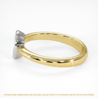 18K White & Yellow Men's Ring Setting Image
