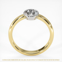18K White & Yellow Men's Ring Setting Image