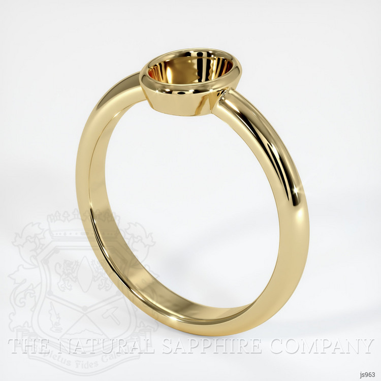 10K Yellow Gold Men's Ring Setting