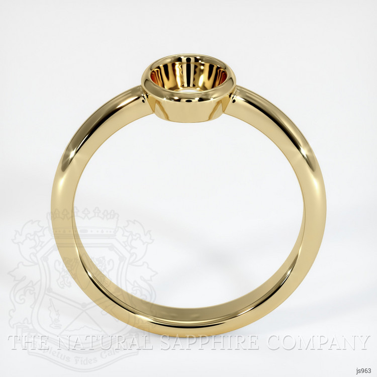 10K Yellow Gold Men's Ring Setting