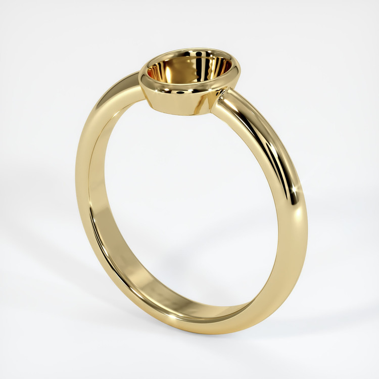 14K Yellow Gold Men's Ring Setting