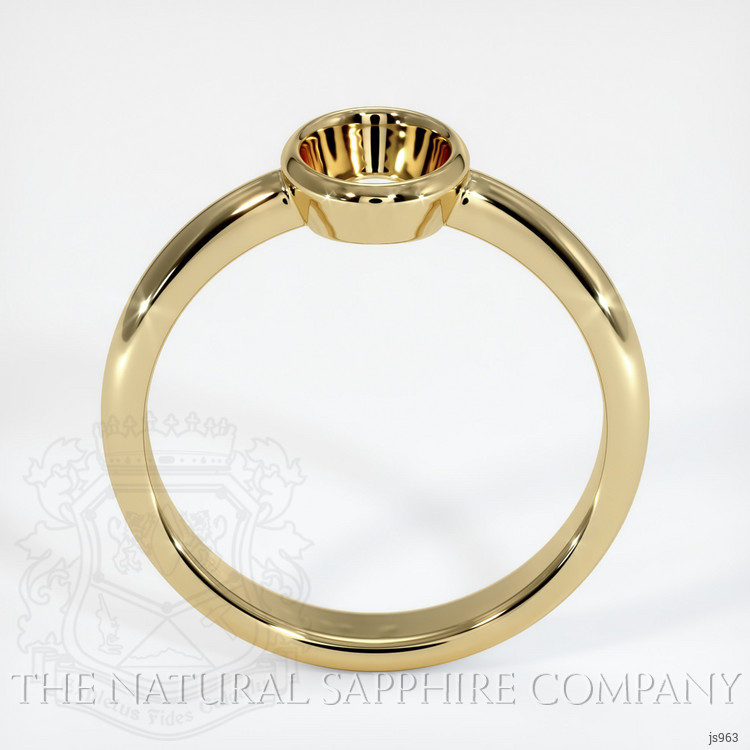 14K Yellow Gold Men's Ring Setting