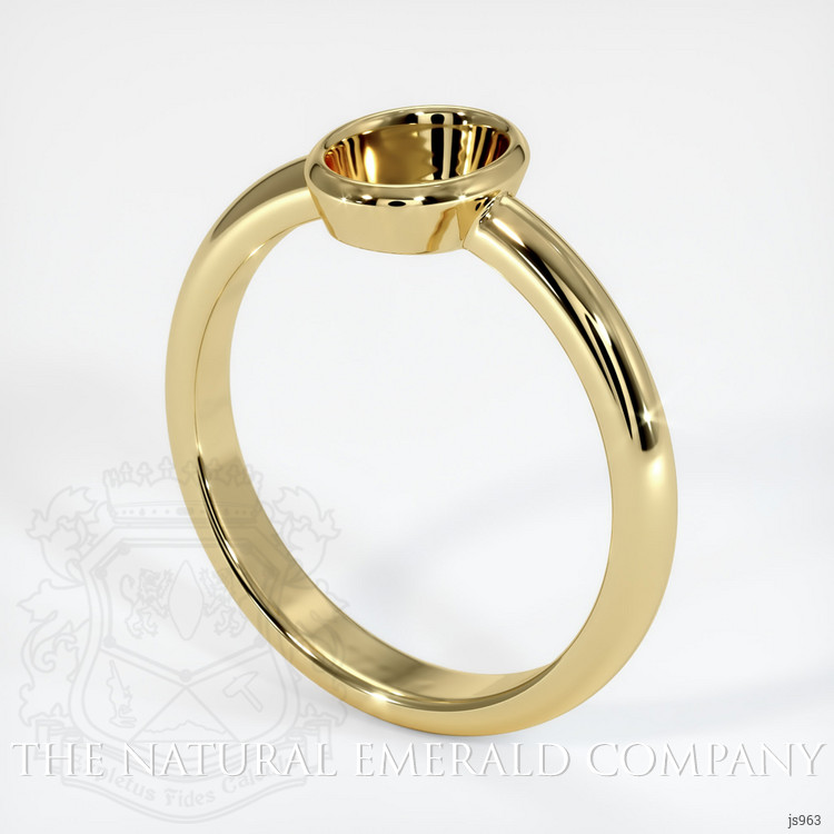 18K Yellow Gold Men's Ring Setting