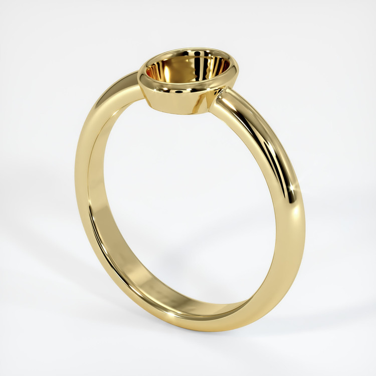 18K Yellow Gold Men's Ring Setting