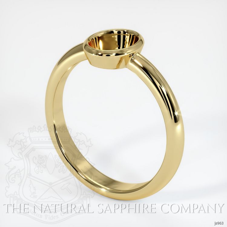 18K Yellow Gold Men's Ring Setting