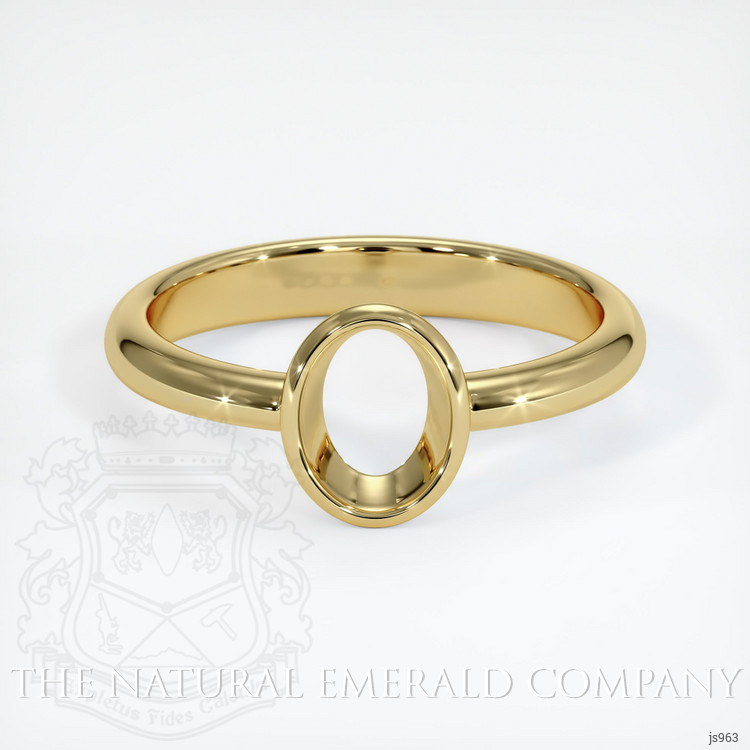 18K Yellow Gold Men's Ring Setting