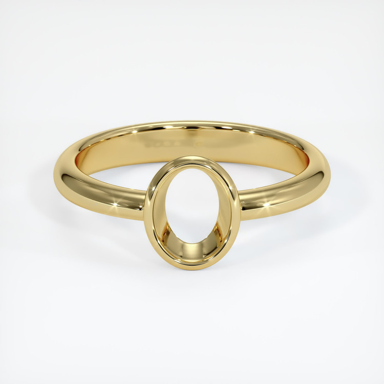 18K Yellow Gold Men's Ring Setting