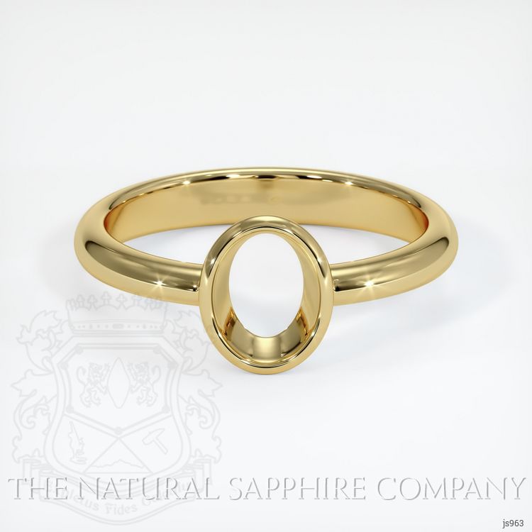 18K Yellow Gold Men's Ring Setting