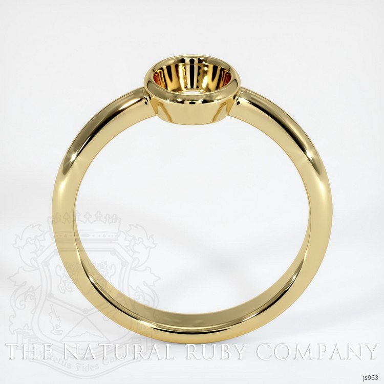 18K Yellow Gold Men's Ring Setting