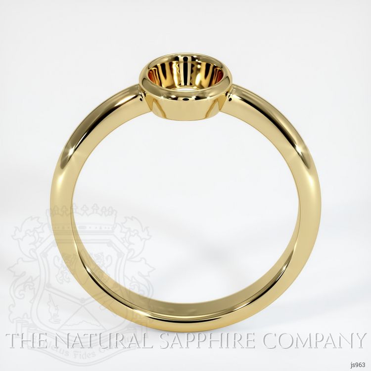 18K Yellow Gold Men's Ring Setting