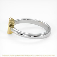 14K Yellow & White Men's Ring Setting Image