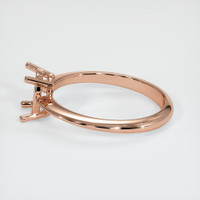14K Rose Gold Men's Ring Setting Image
