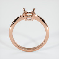 14K Rose Gold Men's Ring Setting Image