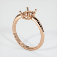 18K Rose Gold Men's Ring Setting Video