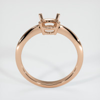 18K Rose Gold Men's Ring Setting Image