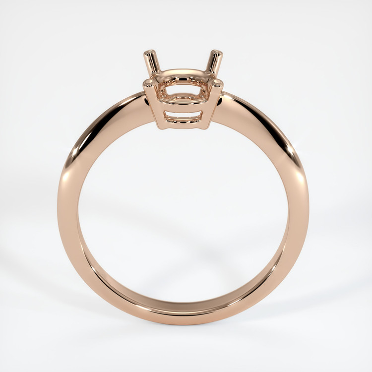 18K Rose Gold Men's Ring Setting