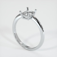 14K White Gold Men's Ring Setting Video