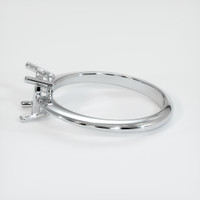 14K White Gold Men's Ring Setting Image