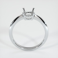 14K White Gold Men's Ring Setting Image