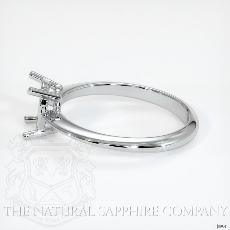 18K White Gold Men's Ring Setting