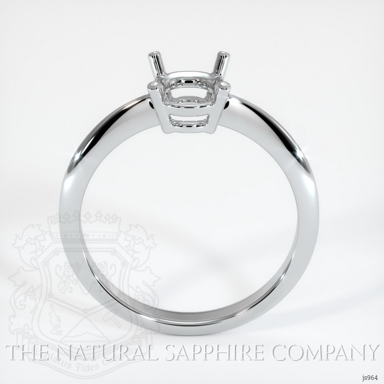 18K White Gold Men's Ring Setting
