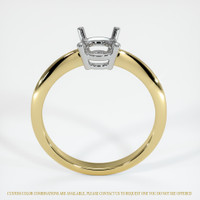 18K White & Yellow Men's Ring Setting Image