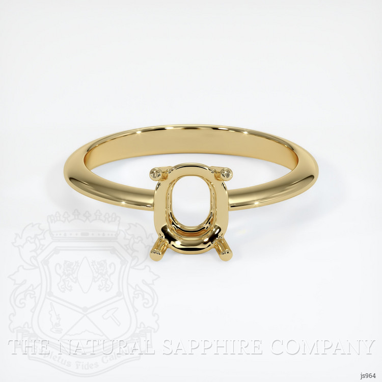 10K Yellow Gold Men's Ring Setting