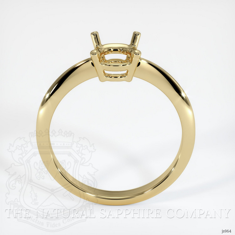 10K Yellow Gold Men's Ring Setting