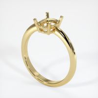 18K Yellow Gold Men's Ring Setting Video