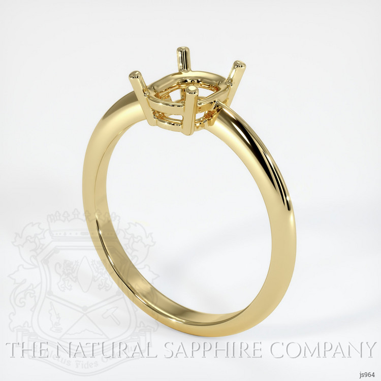 18K Yellow Gold Men's Ring Setting