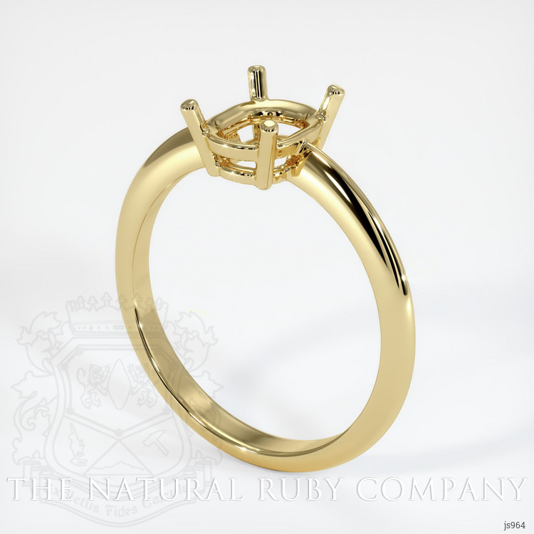 18K Yellow Gold Men's Ring Setting
