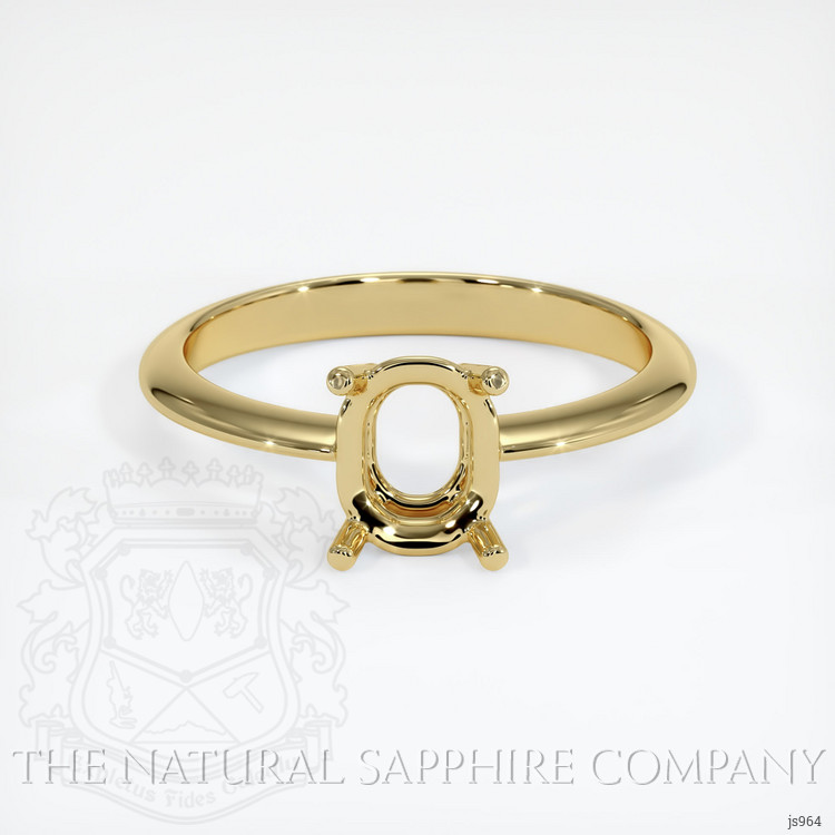 18K Yellow Gold Men's Ring Setting