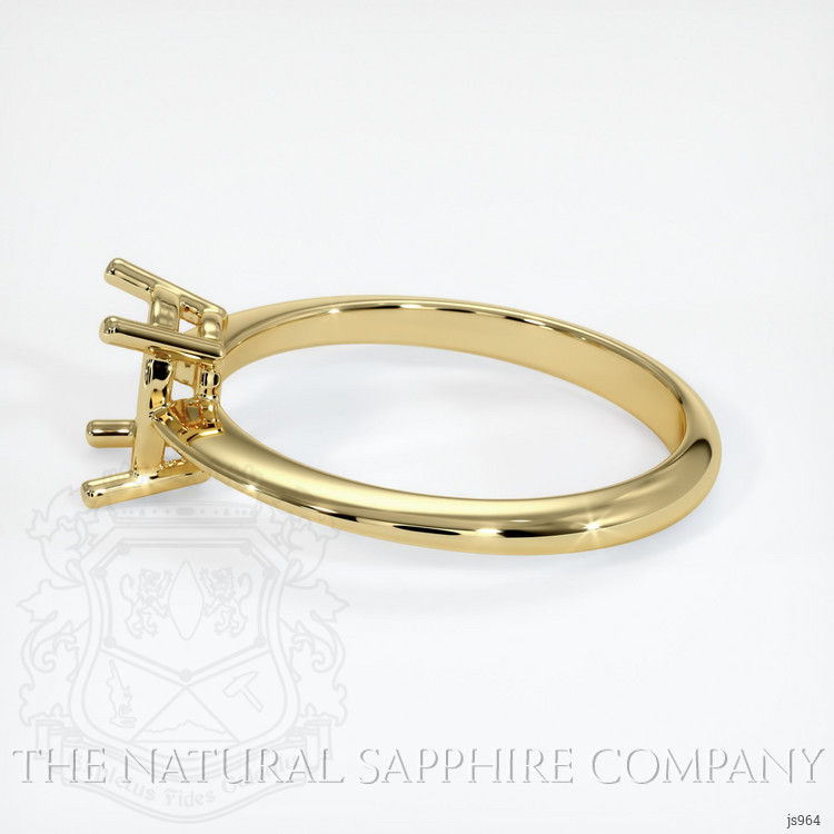 18K Yellow Gold Men's Ring Setting
