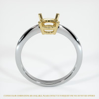 14K Yellow & White Men's Ring Setting Image