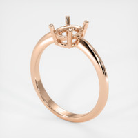 14K Rose Gold Men's Ring Setting Video