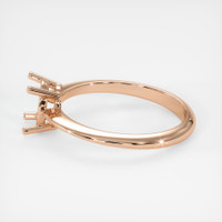 14K Rose Gold Men's Ring Setting Image