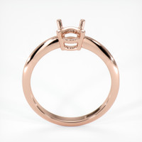 14K Rose Gold Men's Ring Setting Image