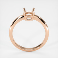 14K Rose Gold Men's Ring Setting Image
