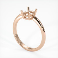 18K Rose Gold Men's Ring Setting Video