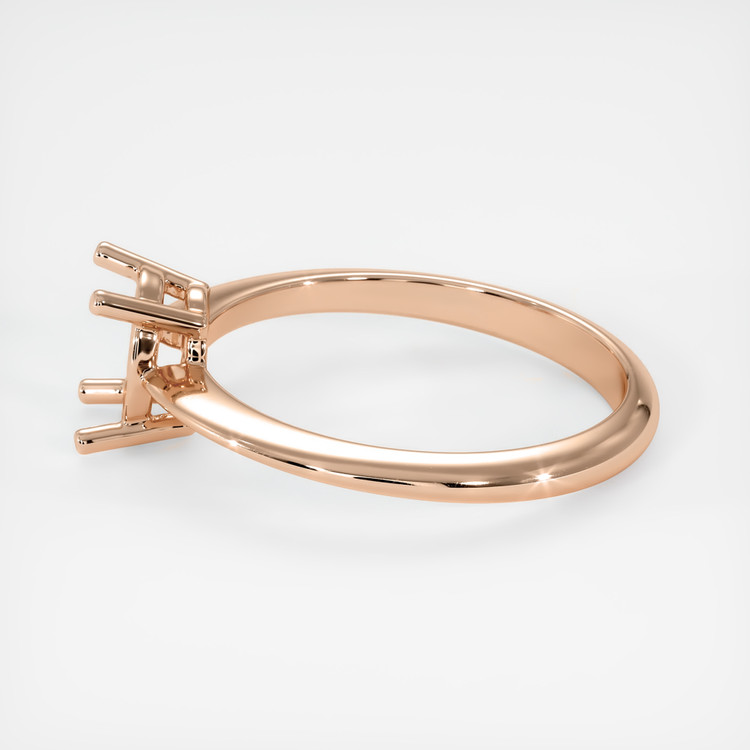 18K Rose Gold Men's Ring Setting