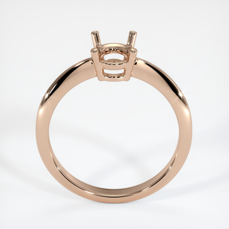 18K Rose Gold Men's Ring Setting