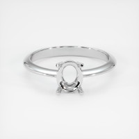 10K White Gold Men's Ring Setting Image