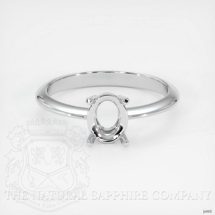 10K White Gold Men's Ring Setting