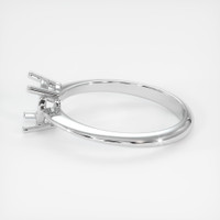 10K White Gold Men's Ring Setting Image