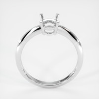 14K White Gold Men's Ring Setting Image
