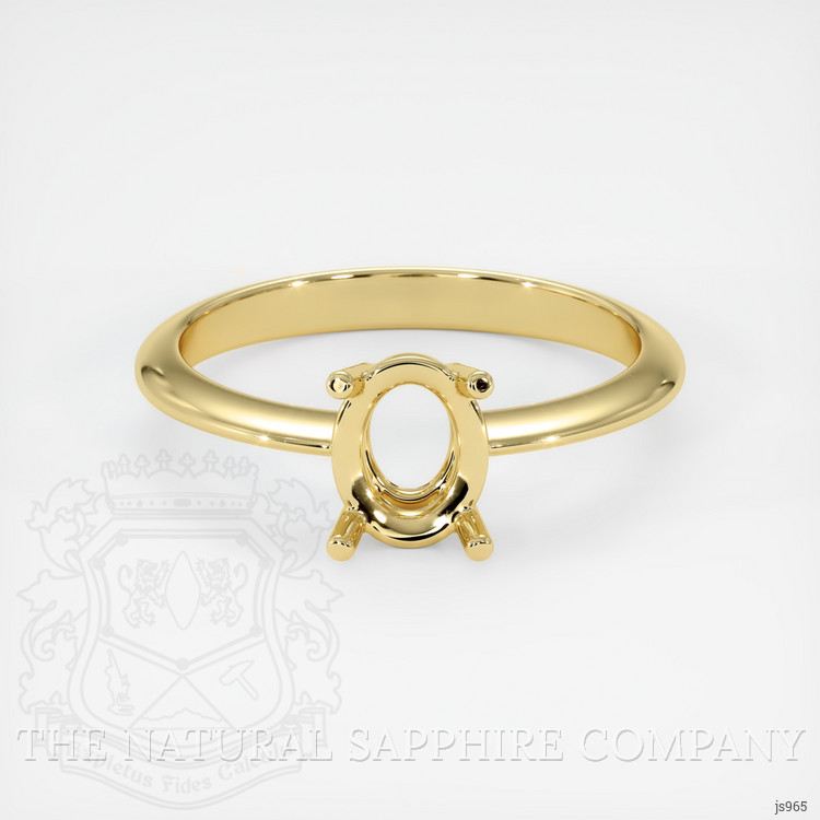 10K Yellow Gold Men's Ring Setting